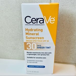 CeraVe Hydrating Mineral Tinted Sunscreen SPF 30